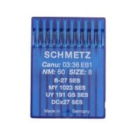 Schmetz light ballpoint needles industrial overlock B27 FFG SES size 60/8